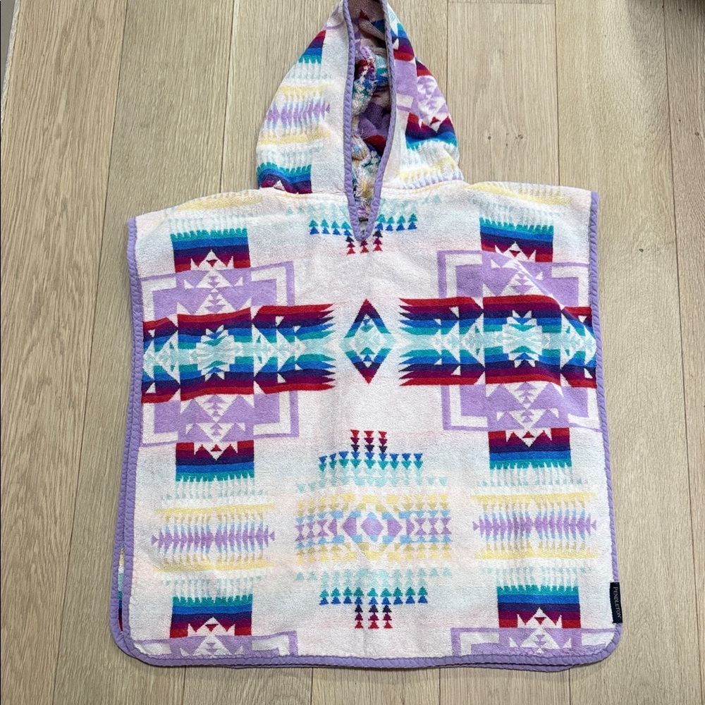 Pendleton chief joseph hoodie towel kids 4-6t 🩷🏄‍♀️